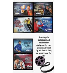 Amitabh Bachchan - Laminated Wall Art Autograph Edition Amitabh Bachchan - Laminated Wall Art Autograph Edition